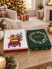 Set van 2 platte cadeaudozen – kerstmotief