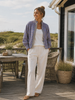 Jas Luna bomber jacket - Blue Mist