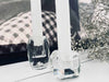Diamant Kaarsenhouder in helder glas