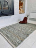 Deurmat / leren kleed - Gedempt groen 90x60