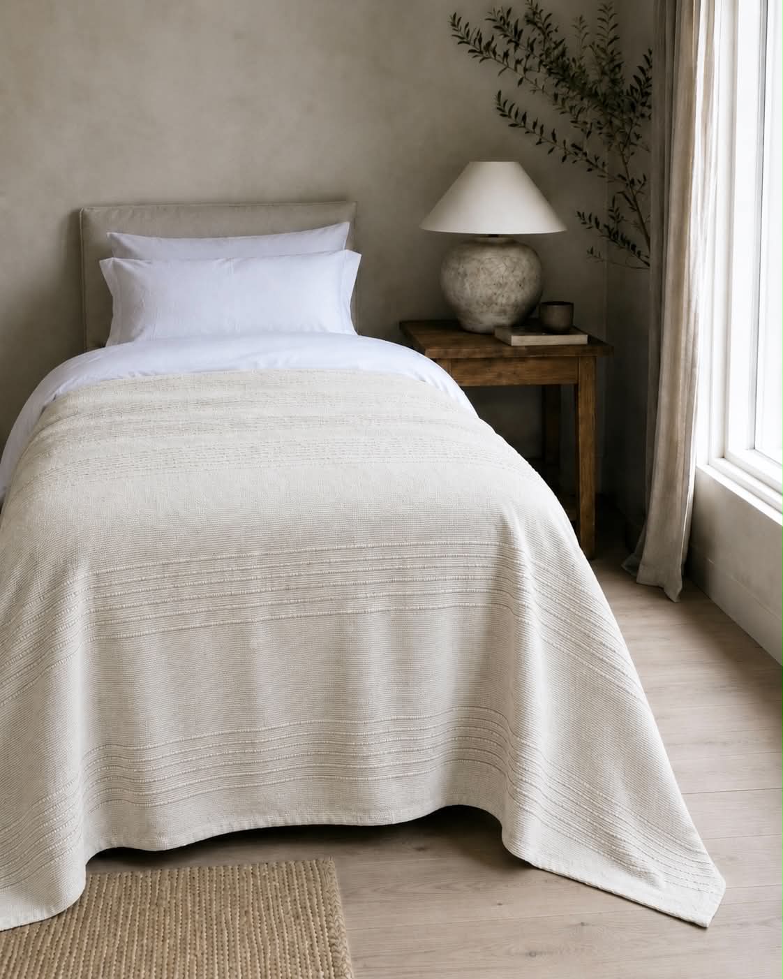 Bedsprei Naturel 150 x 220