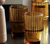 Drinkglazen - Amber - set van 4