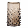 Drinkglas, Bruine dots, Gerecycled Glas