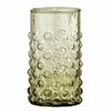 Drinkglas, Groene dots , Gerecycled glas