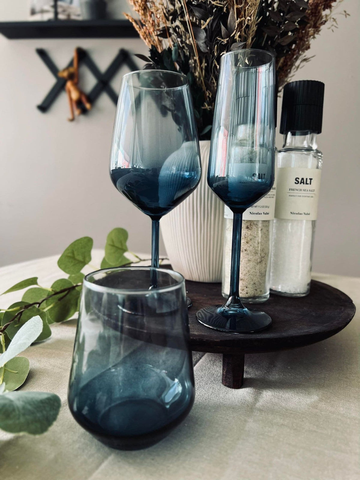 Drikkeglas LUX - Royal blue 425 ml - VIAMAJA.DK