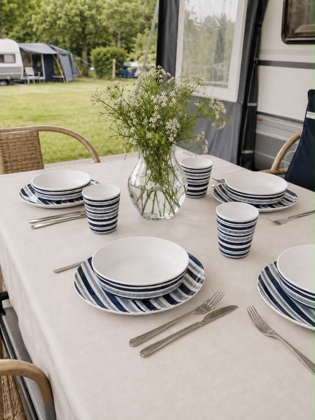 Serviesset Melamine - 12 delen