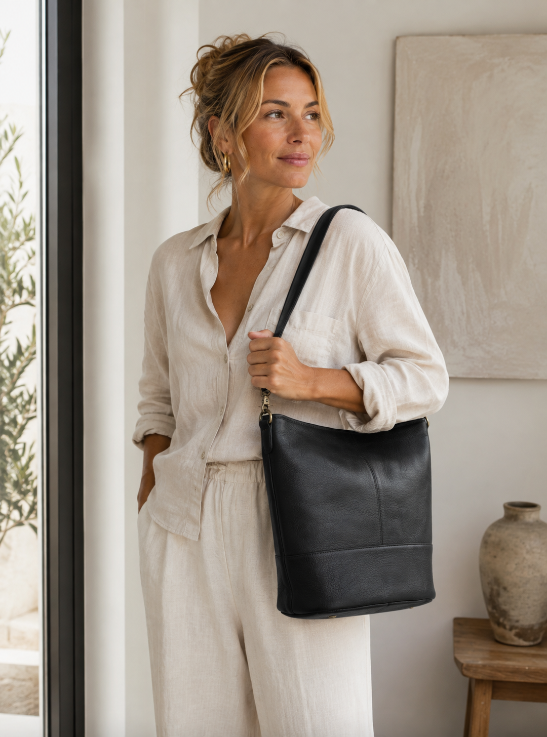 Schoudertas Nomi black