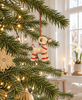 Kersthanger – naturel en rood