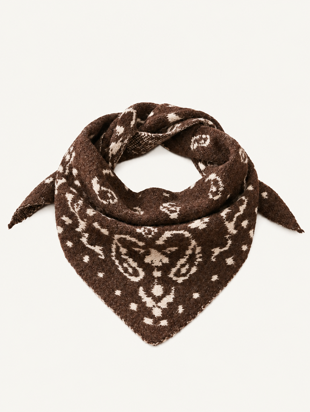 Sjaal paisley brown
