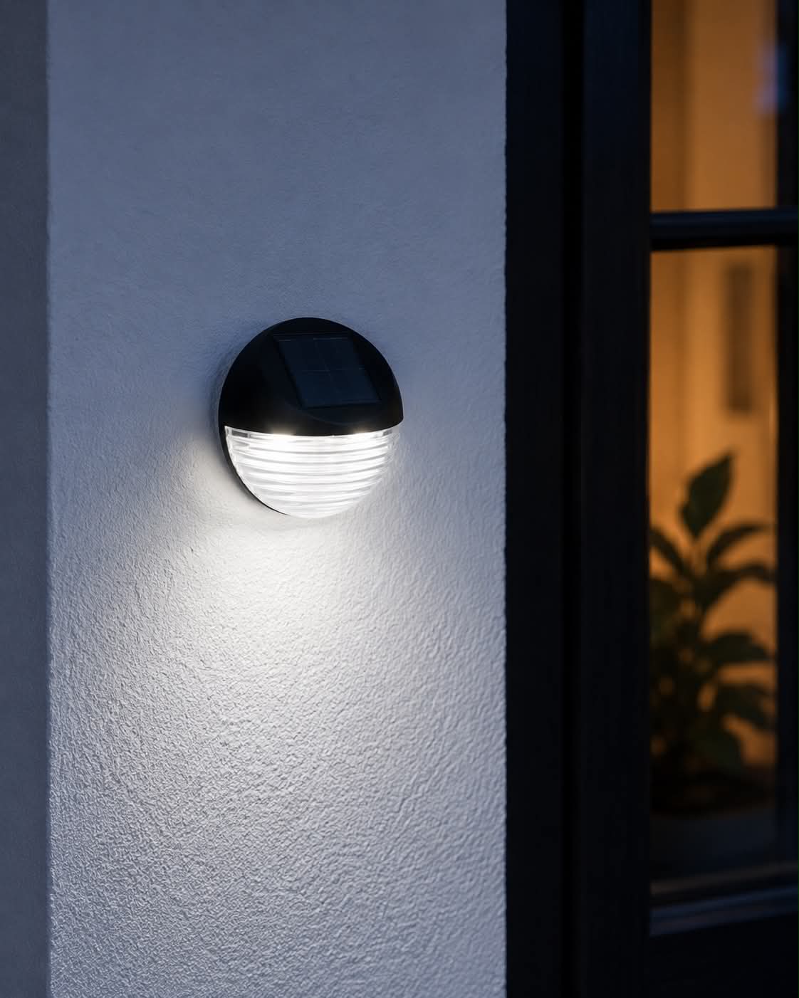 Wandlamp op zonne-energie – Set van 4 stuks