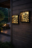 Wanddecoratie m.Zonnecel - Vierkant Mix