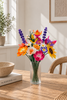 Perlenboeket margriet - 19 bloemen