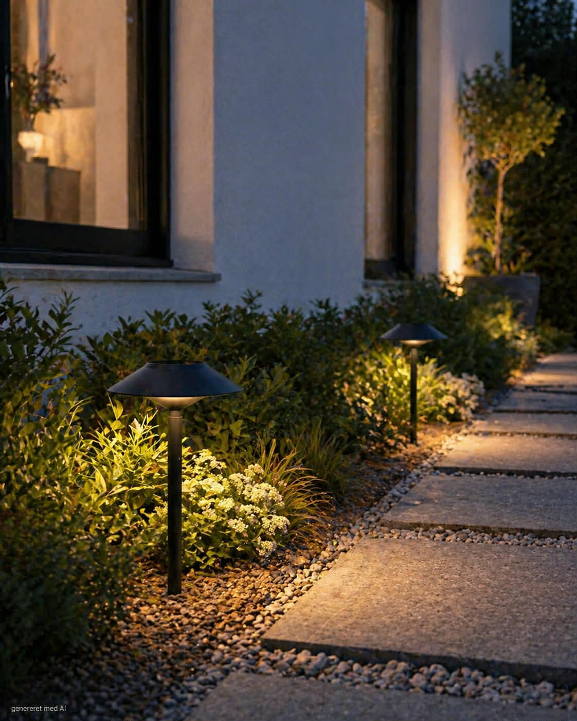 Tuinsolarlamp – Set van 2 stuks