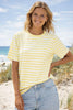 T-shirt Jamilla geel