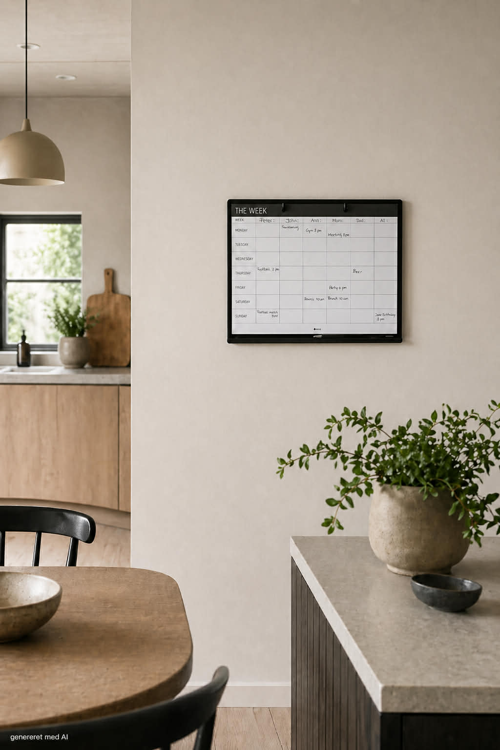 Planbord in strak design - ink blok