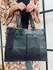 Elegante werktas / shopper - Zwart