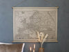 Europa-kaart op canvas met ophanging