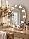 Hollywood Makeup Spiegel met licht - diam. 50 cm