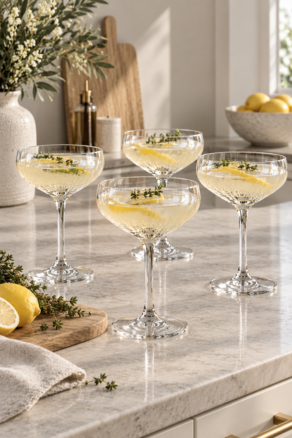 Cocktail CRYSTAL glazen - 4 st.