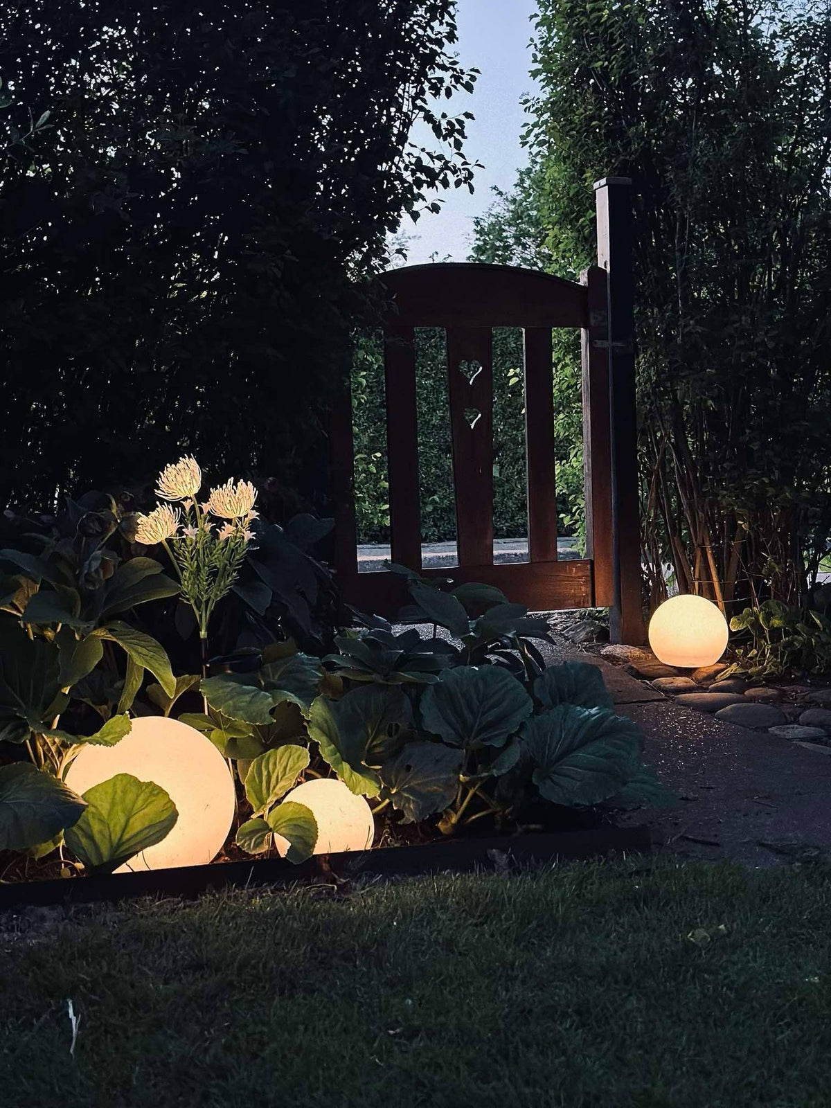 Lichtbollen met zonne-energie – Set van 3 stuks