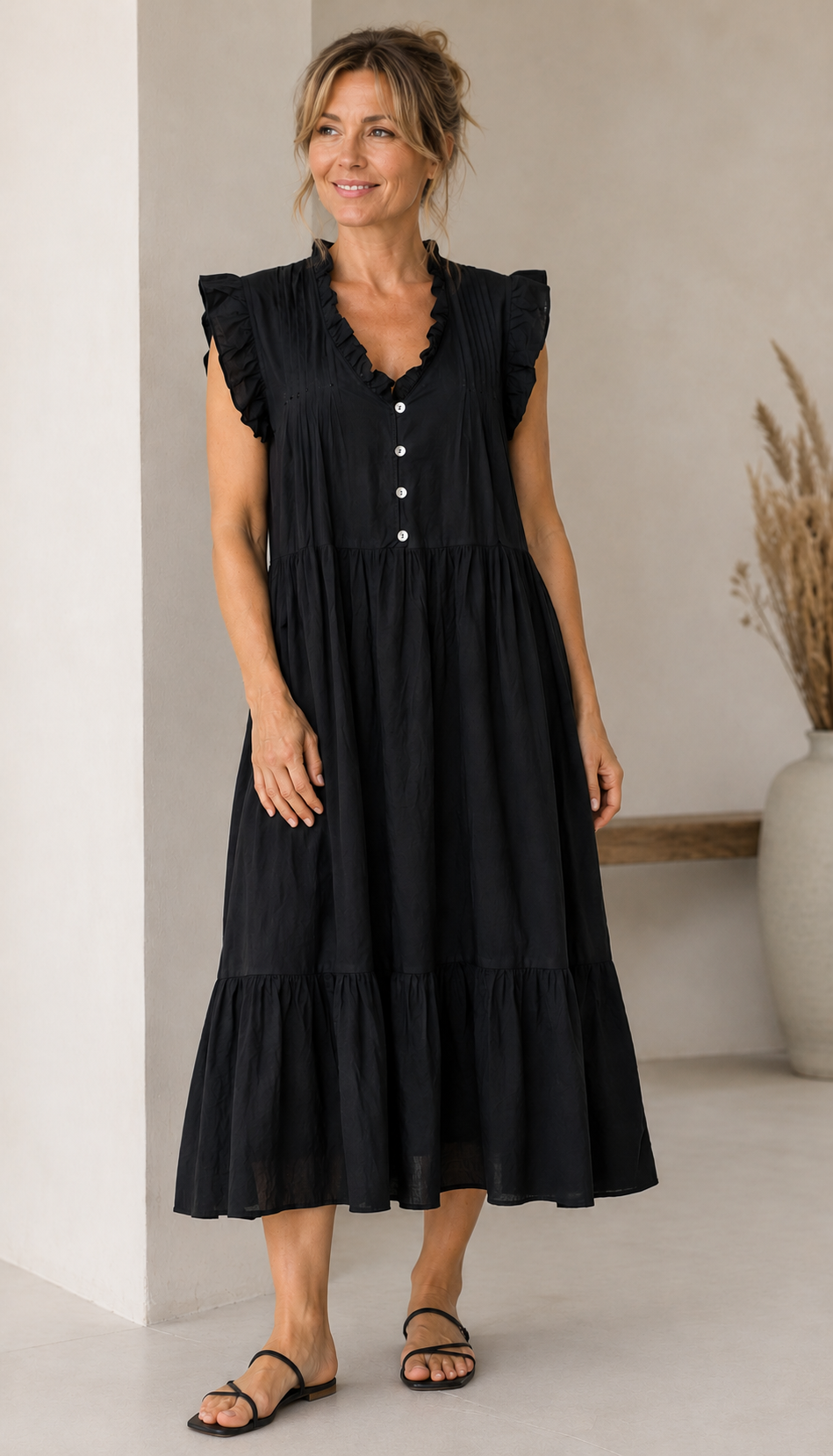 Jurk Jovelina - black