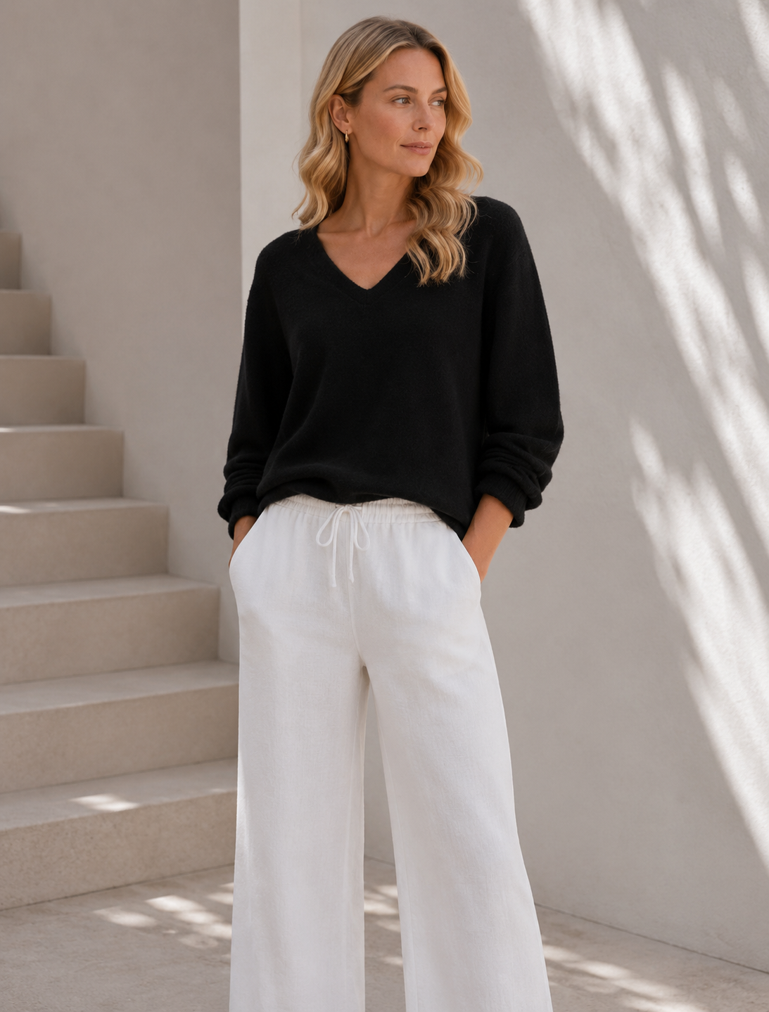 Blouse Dagmar super zachte kwaliteit – Black