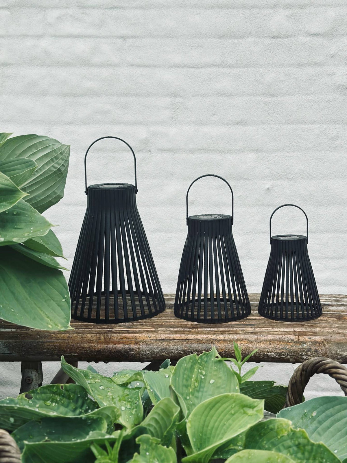 Lantaarn op zonne-energie - GARDEN BLACK 18cm