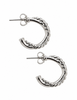 Oorbellen Luna - twist - verzilverd