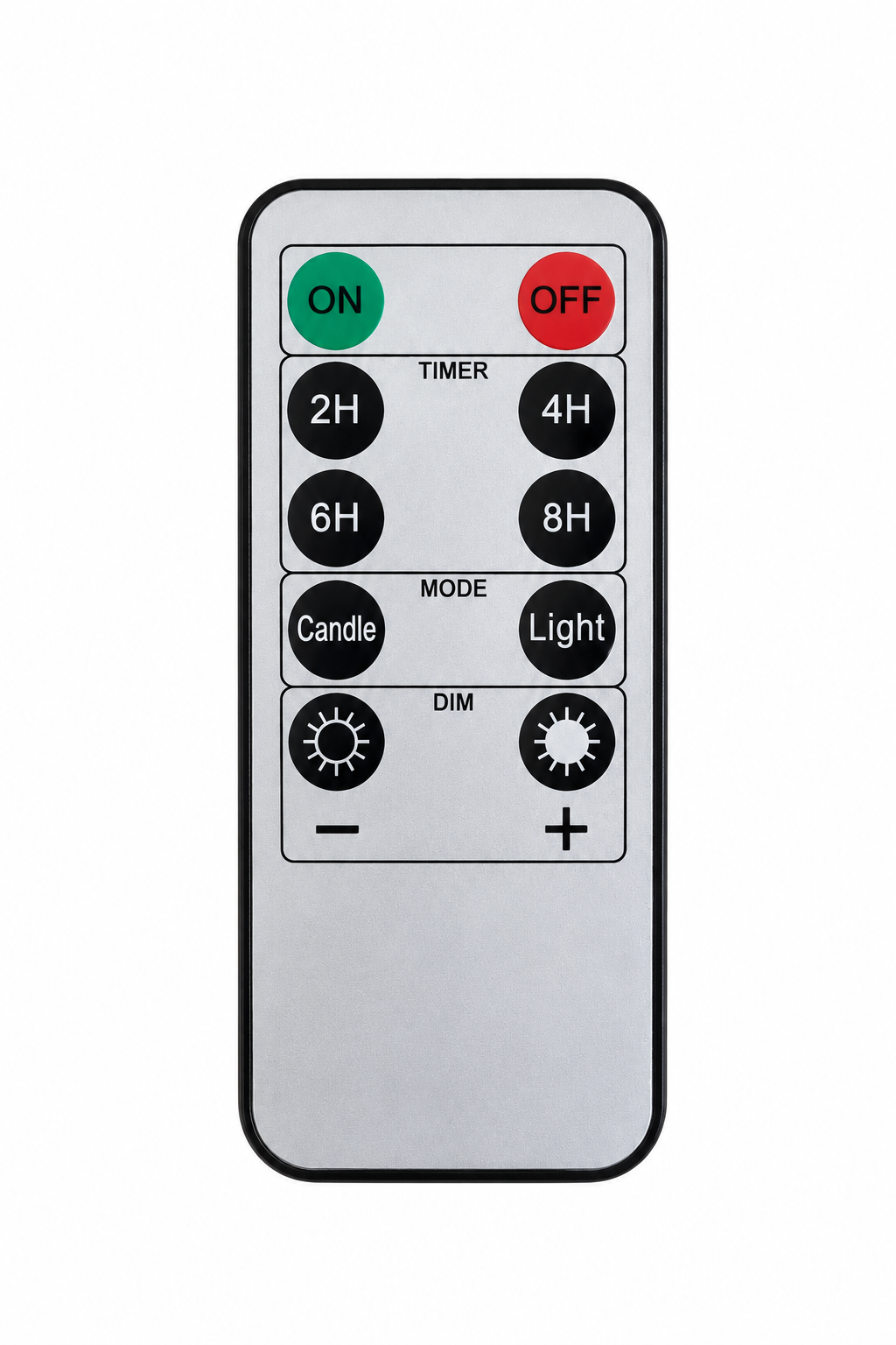 LED blokkaars met 3 lonten - Whisper white