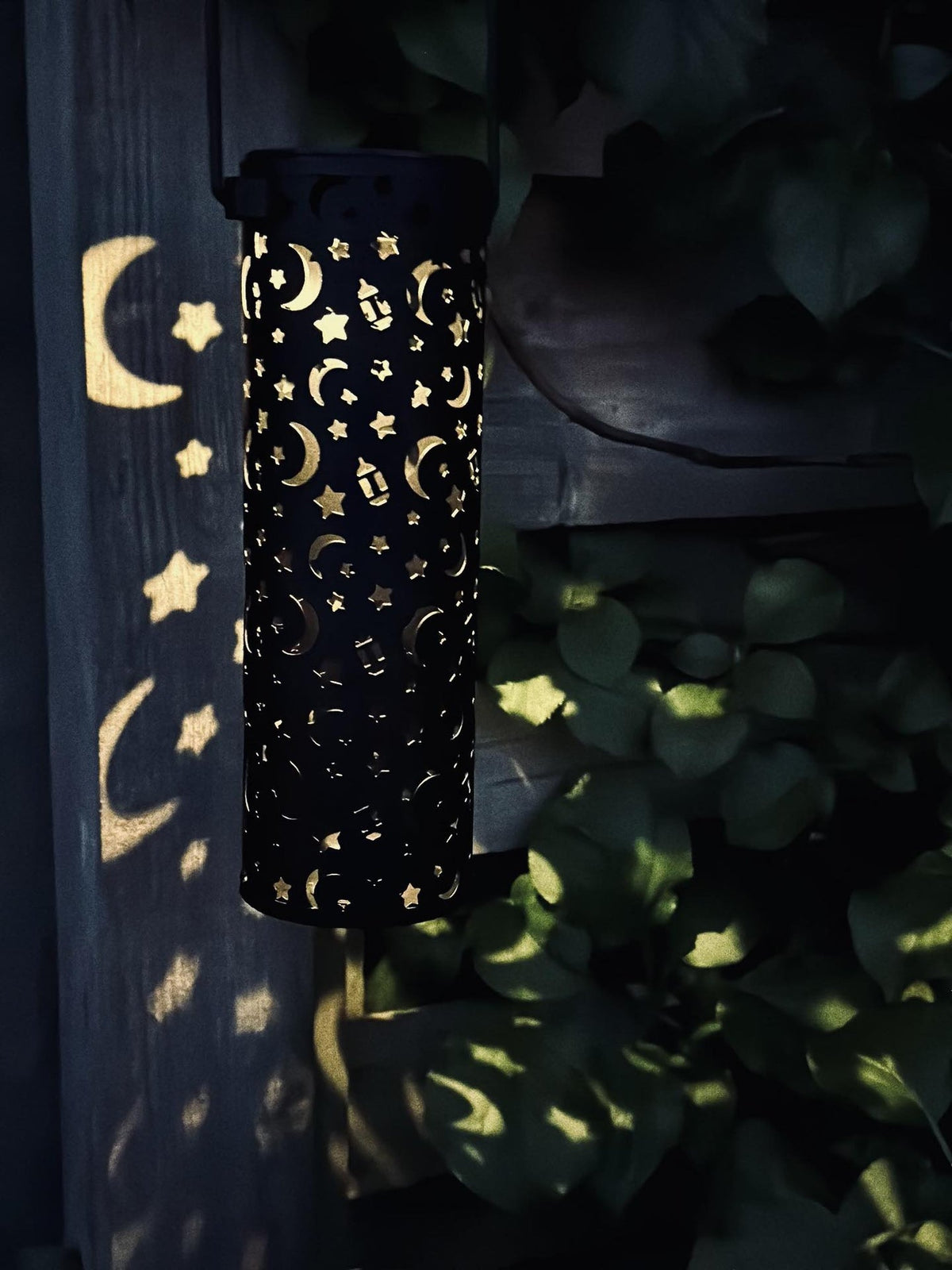 Fakkel med solceller – 2 stk STARS & MOON - VIAMAJA.DK