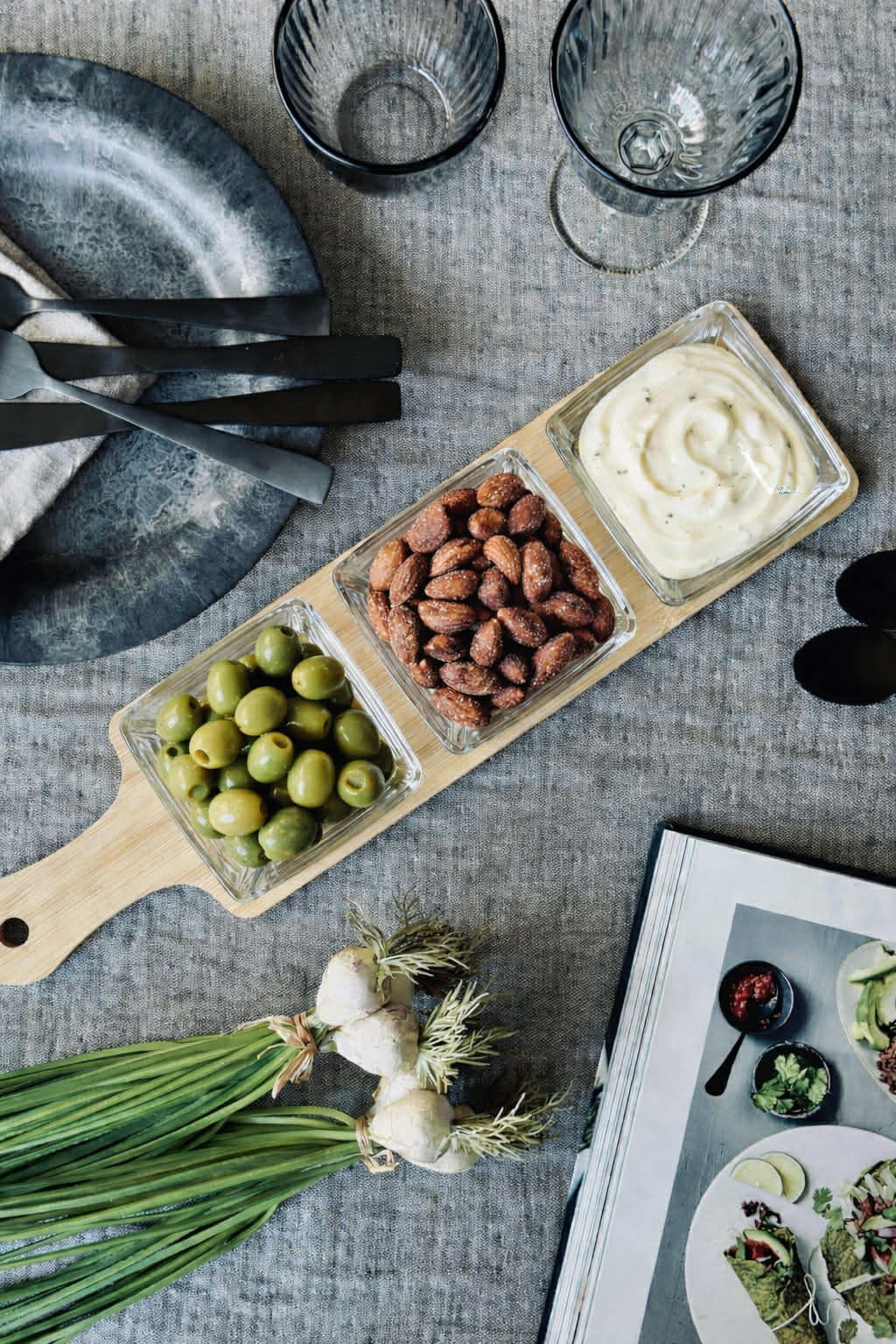 Tapas - 3 kommen en schaal