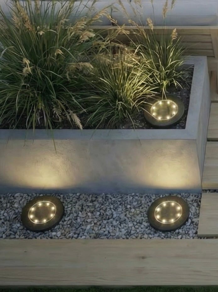 Solar spots BLACK – Set van 4 stuks