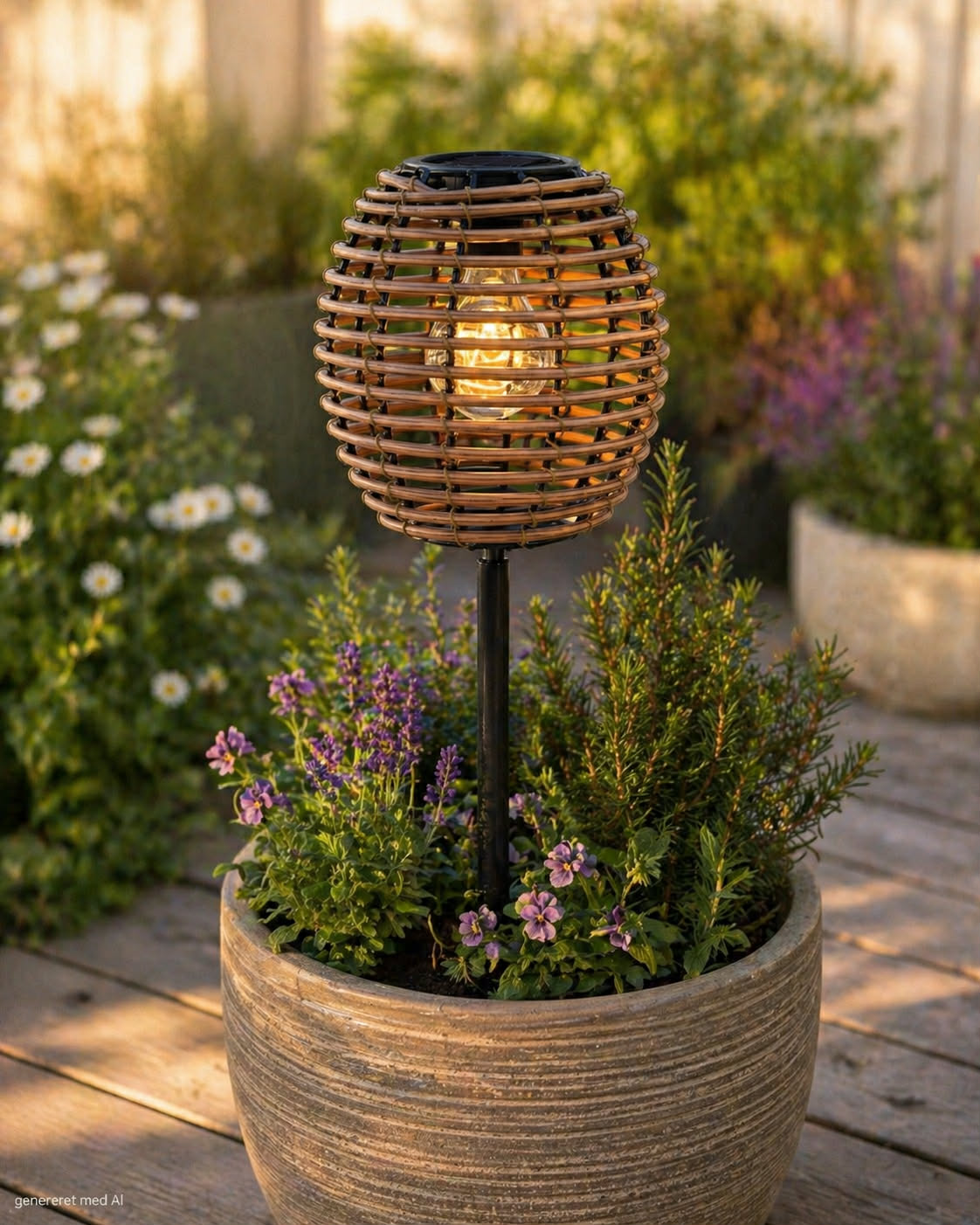 Lantaarn op spies 53 cm - Solar Natur