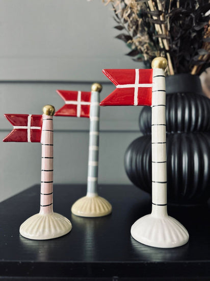 Flag keramik - Mix H 14cm - VIAMAJA.DK