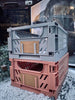 Opvouwbare opbergbox met etiket - Klein - MISTY CORAL