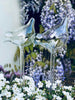Vogels van glas - Set van 2 stuks voor het water geven van bloemen