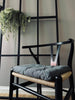 Futon 40×40 Grijs katoen