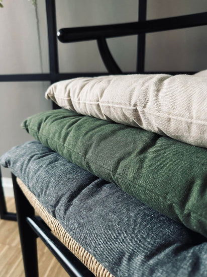 Futon 40x40 Grøn bomuld - VIAMAJA.DK