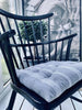 Futonkussen – Blauw met witte strepen - 40×40