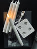 Oplaadbare LED kaarsen 4 st.