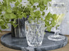 Glas m. diamantpatroon