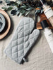 Grillhandschoen - Grijze quilt