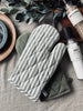 Grillwant - Quilt Saliegroen gestreept