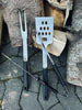 Barbecuetools met zwarte steel – Set van 3 onderdelen