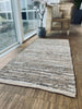Vloerkleed van leer - 70x140 cm Beige