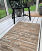 Vloerkleed van leer – Naturel 70x300