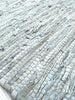 Vloerkleed - Lichtgrijs leer 60x90