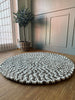 Vloerkleed m. Dots - Naturmix 120 cm