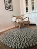 Vloerkleed m. Dots – Natuurmix met grijs 120 cm