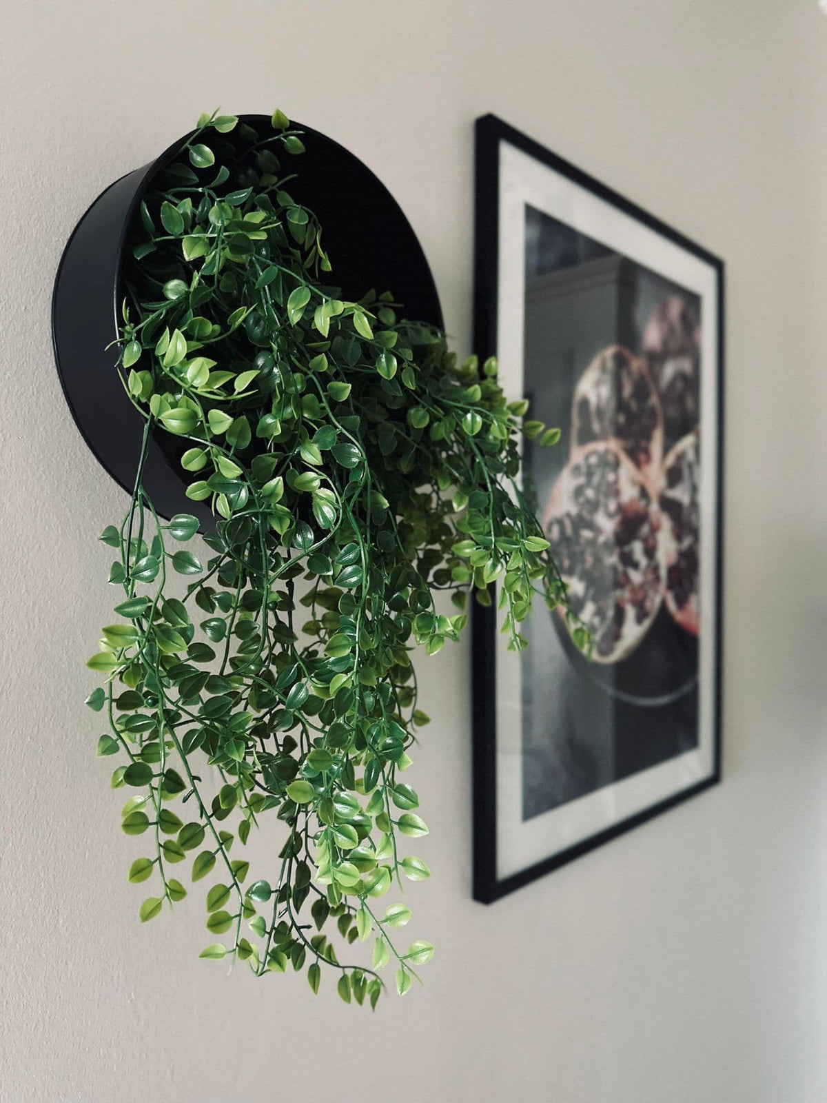 Decoratieve hangplant - Groen